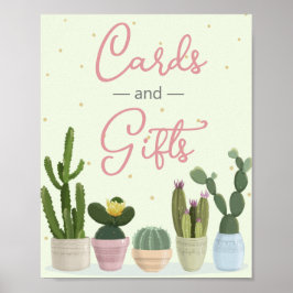 Cartões e Poster de presentes Cactus Fiesta