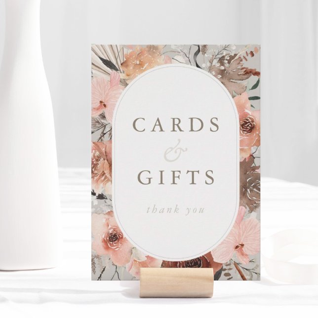 Cartões e presentes de Boho de Aquarela de outono (Autumn Watercolor Boho Wedding Cards & Gifts)