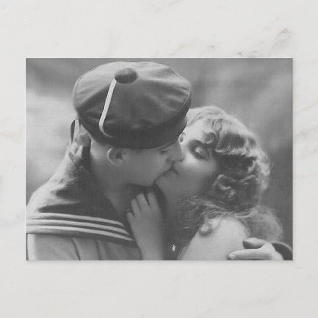 Cartões e presentes de Casais românticos antigos (Frente)