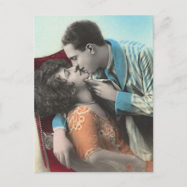 Cartões e presentes de Casais românticos antigos (Frente)
