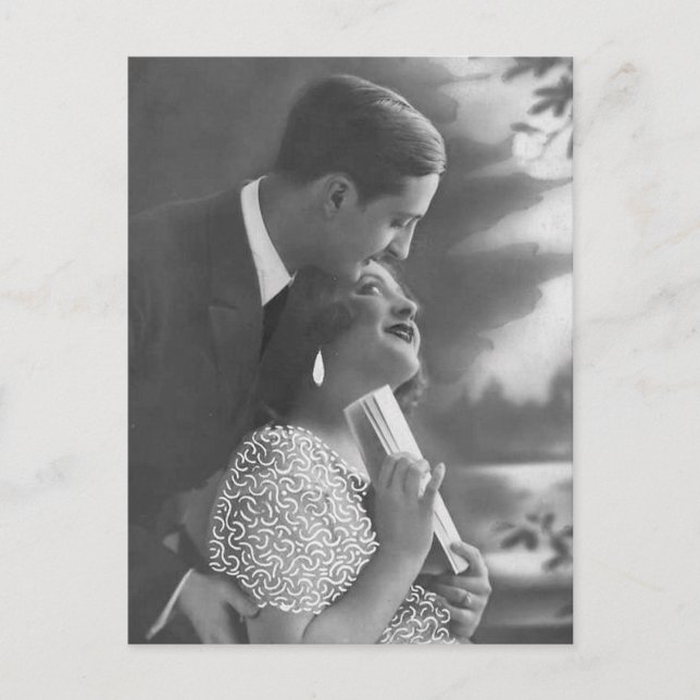 Cartões e presentes de Casais românticos antigos (Frente)