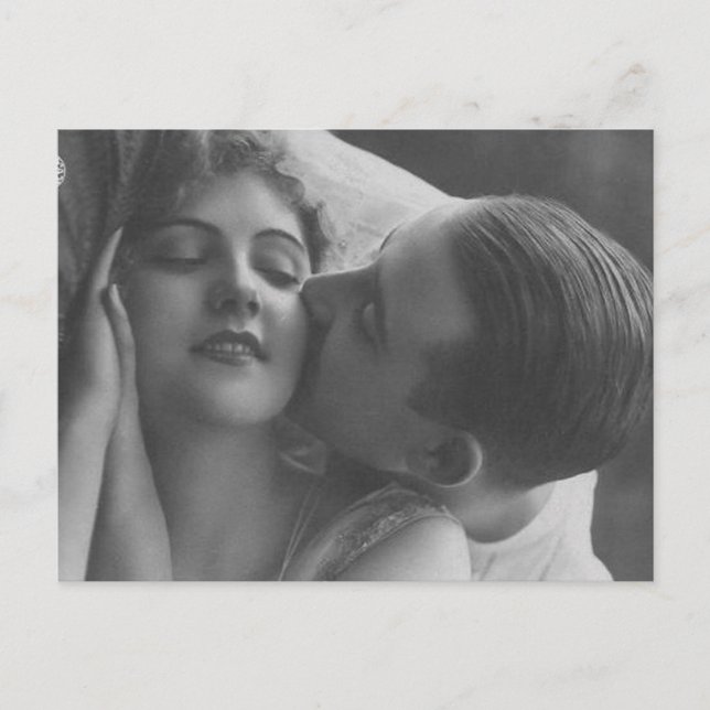 Cartões e Presentes de Casais Românticos Antigos V (Frente)