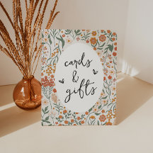 Cartões e presentes de flores silvestres