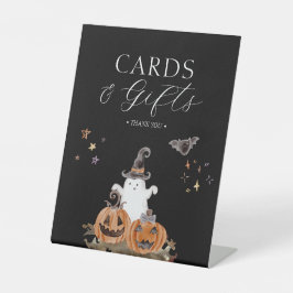 Cartões e presentes do Chá de fraldas Boho Hallowe