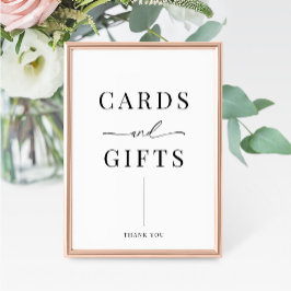 Cartões e presentes Elegantes Modernos