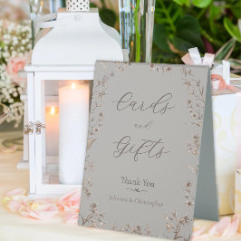 Cartões e Presentes Manuscritos Elegantes Casament