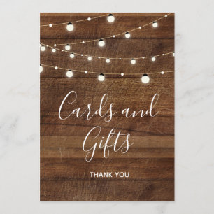 Cartões e presentes que Wedding o sinal do bar