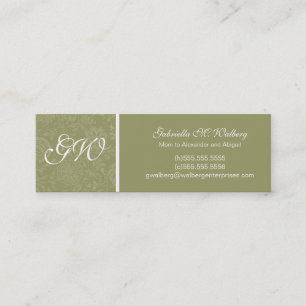 Cartões elegantes das mamães da flor