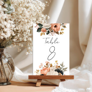 Cartões Elegantes e Personalizáveis de Número de M