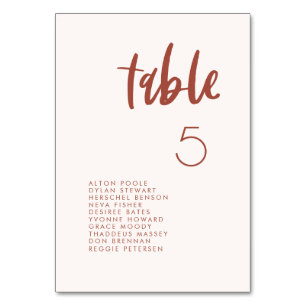 Cartões elegantes modernos de placas de assentos r