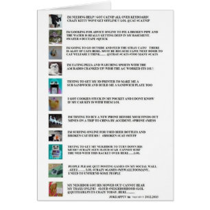 Cartões em linha de Texting/bate-papo por