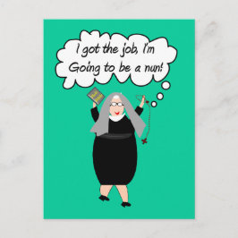 Cartões Engraçados "Conseguiram O Trabalho!" (Gail