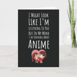 Cartões Engraçados de Anime Japoneses Kawaii Otaku