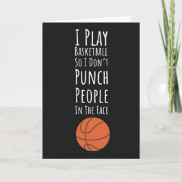 Cartões Engraçados de Basquete Humor de Equipe Esp