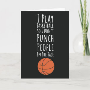 Cartões Engraçados de Basquete Humor de Equipe Esp