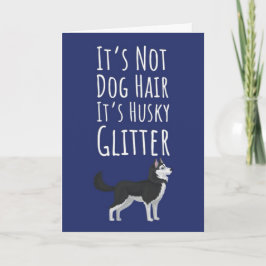 Cartões Engraçados de Husky Siberiano Amante de Cã