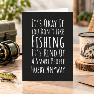 Cartões Engraçados de Pesca Pescador Humor de Pesc