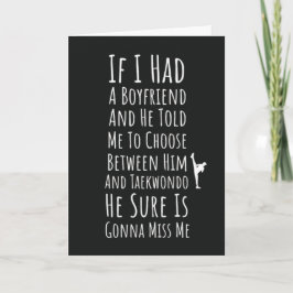 Cartões Engraçados de Taekwondo Para Adolescentes