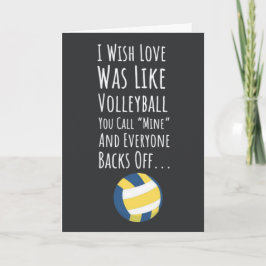 Cartões Engraçados de Volei Festa Humor