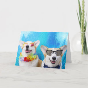 Cartões & envelopes dos Corgis de Lovin do verão