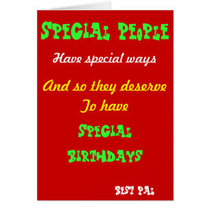 Cartões especiais de aniversário de amigos do melh