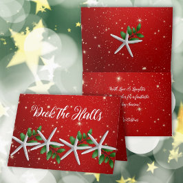 Cartões Estrela-do-Mar Natal Decore os Corredores