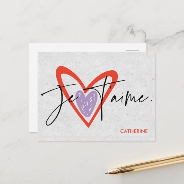 Cartões Eu Te Amo, Amor (Frente/Verso In Situ)
