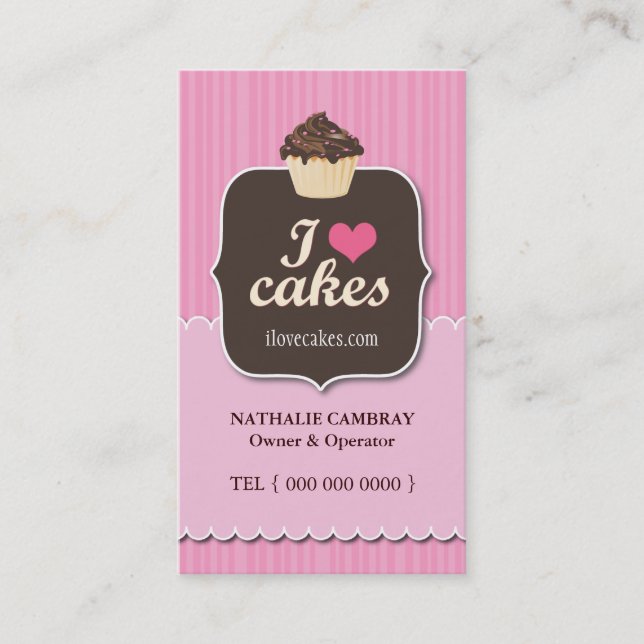 Cartões feitos sob encomenda da padaria (Frente)