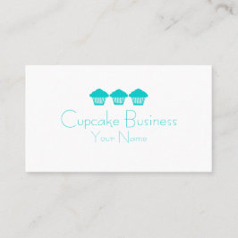 Cartões feitos sob encomenda do negócio azul