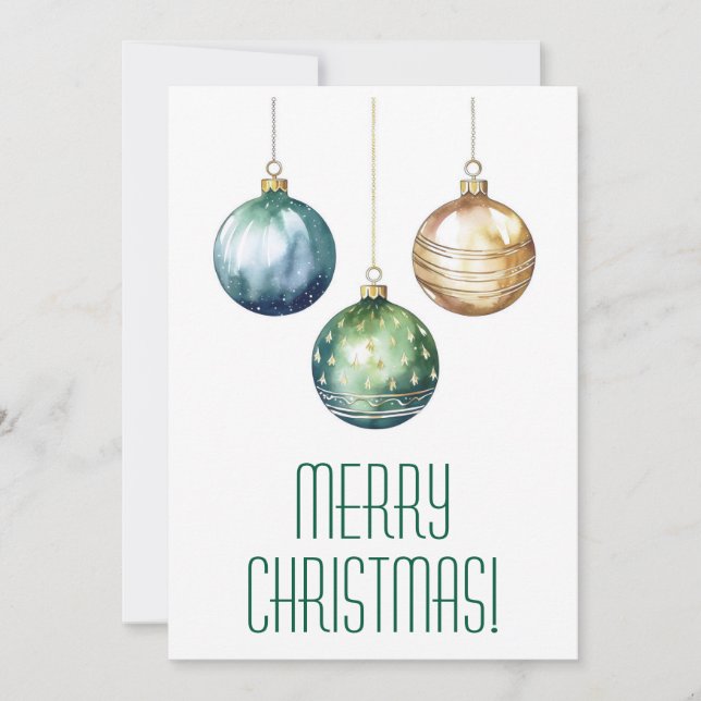 Cartões Feliz de Natal (Frente)