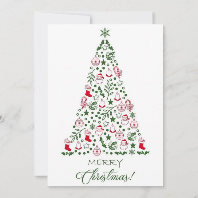 Cartões Feliz de Natal (Frente)