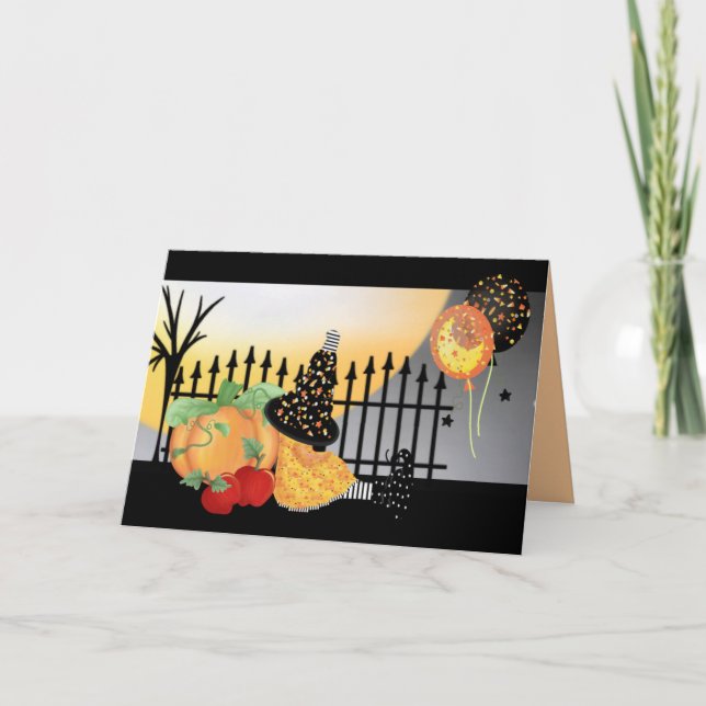 Cartões Felizes De Halloween (Frente)