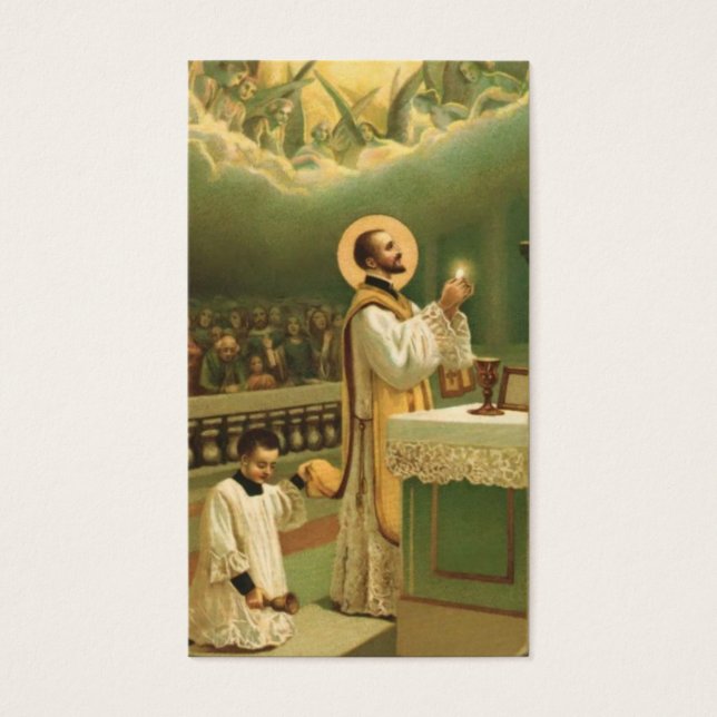 CARTÕES FERIDOS DE ORDENAÇÃO DE PADRE CATÓLICO TRA (Frente)