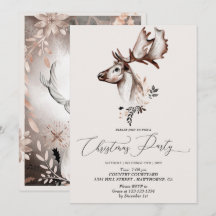 Cartões festivos de Natal Animais de inverno