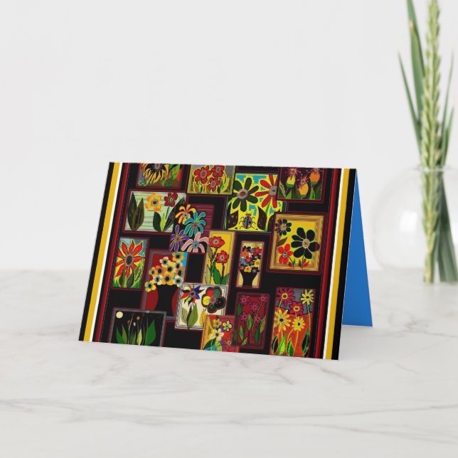 CARTÕES FLORAIS DO CUMPRIMENTO & DE NOTA DE BRENDA (Frente)