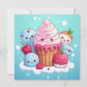 Cartões Gift Kawaii Cute