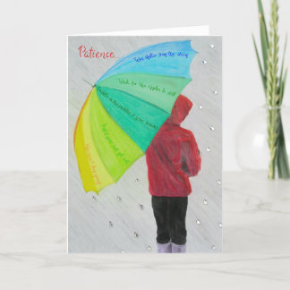 Cartões inspiracionais e motivacionais: Paciência.