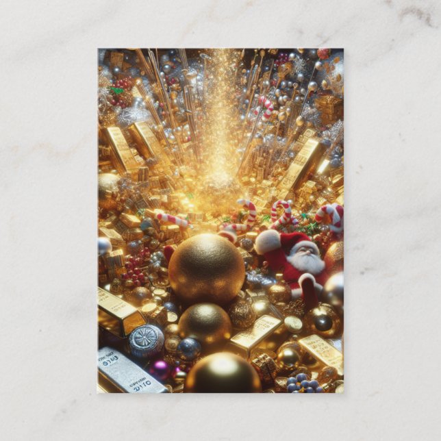 Cartões KJV Matthew 6:19-21 - Tesouros XM no céu (Frente)