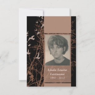 cartões memoriais: noite silhuscreen