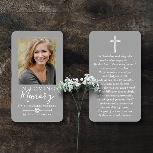 Cartões Memoriais Simples Personalizados