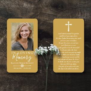 Cartões Memoriais Simples Personalizados