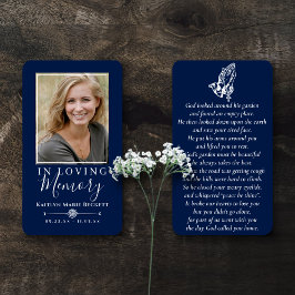Cartões Memoriais Simples Personalizados De Rezaçã