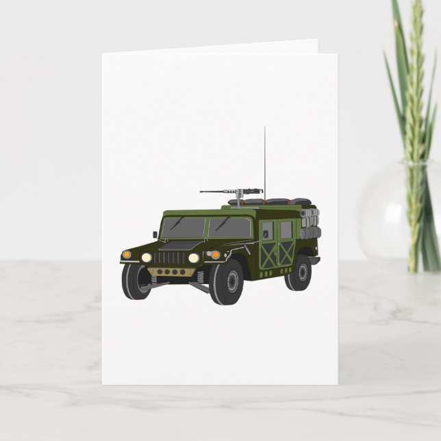 Cartões militares de Hummer (Frente)