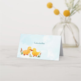Cartões minimalistas de "Twin Baby Duck"