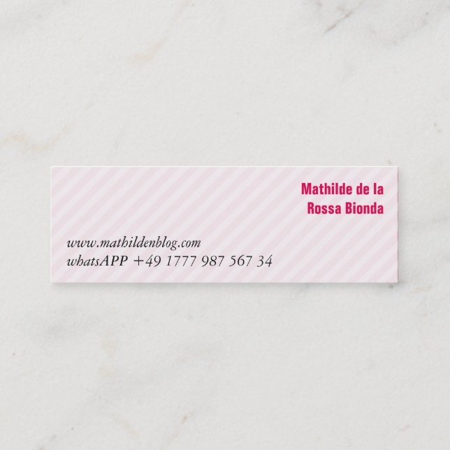 Cartões mínimos (Verso)