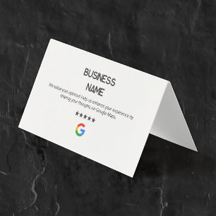 Cartões mínimos de revisão do Google