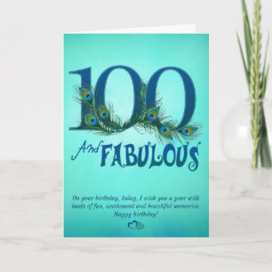 Cartões modelo de aniversário de 100