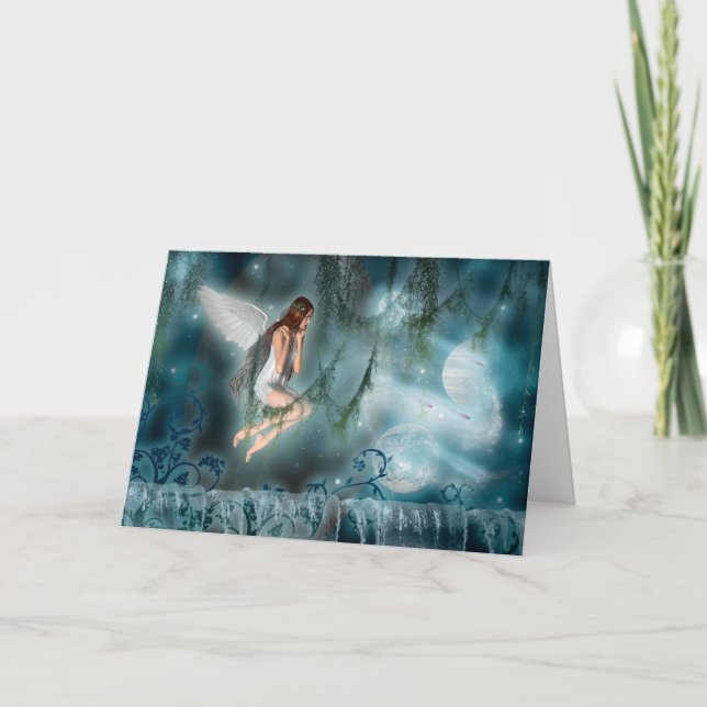 Cartões modelo - personalizável fery no espaço (Frente)