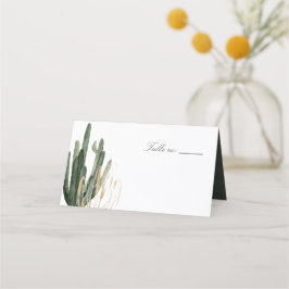 Cartões modernos de Casamento de Saguaro Cactus