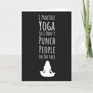 Cartões Modernos de Yoga para a Meditação Dela